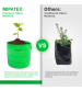 Mipatex Woven Fabric Grow Bags 15 x 15 inch (Pack of 2)